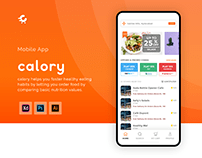 calory - App UI/UX