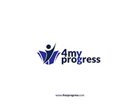 4My Progress Logo Design