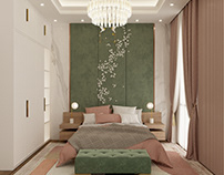 Calm dreamy bedroom suite design