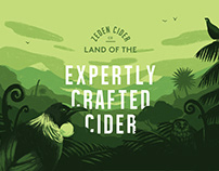 Zeden Cider Brand Illustrations