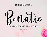 Bonatie Script Font