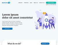 UI/UX Design for Rethink UX Website