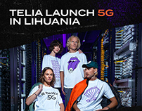 5G Launch. Photo shoot of TELIA & EGYBOY's collab