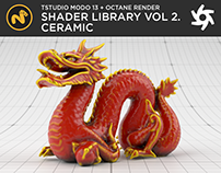 MODO + OCTANE Shader library vol. 2 Ceramic