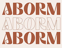 Free Aborm - Logo Font