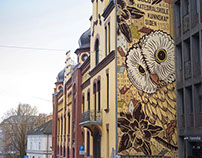 Owl in Oslo oldtown