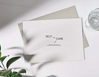 SELF-CARE label branding