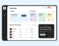 Crypto Wallet UI design