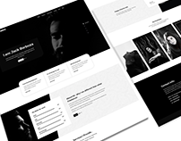 UI Design for Portfolio Website