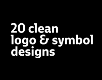 20 clean logo & symbol designs