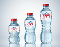 Mineral water packshot use 3d