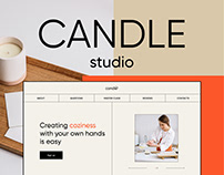 CANDLE STUDIO Landing page