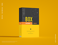 Free Software Box Mockup