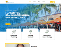 Marketing WordPress website design