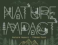 Free Font - Nature Impact Font