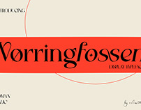 Vørringfossen - Display Typeface