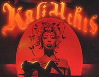 Kali Uchis 'Red Moon in Venus Tour 2023' Poster Design
