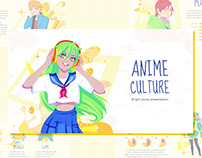 Colorful Anime Culture - free Google Slides Theme
