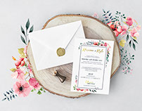 Print design // Wedding stationary