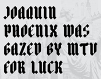 Blackholm - Blackletter typeface