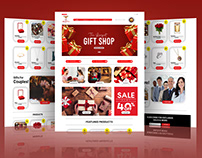 Gifts Website UI Design | Landing Page