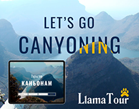 Canyon Travel - concept website