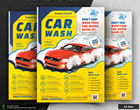 Car wash Flyer Template
