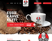 Mikkel's Coffee Bakery Coffee Shop Web Design