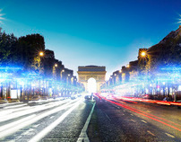 Illumiation des Champs Elysées