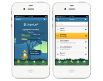 LinguaLeo iPhone application interface design