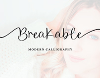 Breakable - Modern Font