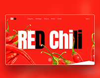 Red Chilli UI design concept