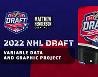 2022 NHL Draft Variable Data and Graphic Project