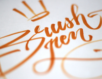 Brush Pen calligraphy