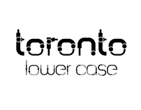 Toronto Lowercase Typeface by Moshik Nadav