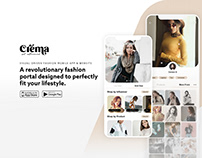 Créma - Fashion Mobile App & Website