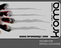 Sticker for Kroma Magazine