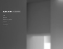 Sunlight Luminaire Website (2009)