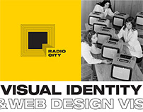 RADIO CITY Brand concept, Visual identity & UI/UX