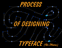 Process of designing typeface (Di Mare)