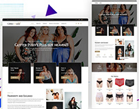 Glitter Pussy WordPress website design