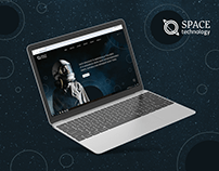 Landing page "Space technology"