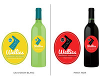 Wellies Wine Label