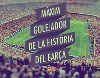 Messi - Màxim Golejador de la História del Barça