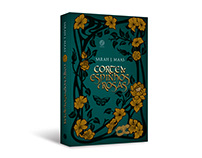 Book cover design of "Corte de espinhos e rosas"