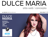Dulce María - Sitio Web (Concepto)