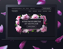 Flower boutique E-commerce online shop + Brand identity