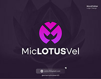 MicLOTUSVel | Ai Cryptocurrency Logo design