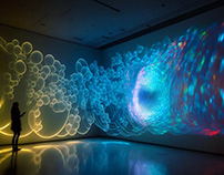An immersive kaleidoscope of color and light