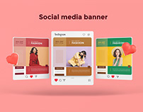 Fashion sale social media banner's (women fashion)